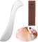 AOZUO Gua Sha Edelstahl,Guasha mit Aufbewahrungstasche,Faszienschaber Schaber Massagewerkzeug Faszien Tool für Hals Spa Entspannende Massage Entspannung Körpermuskulatur Zurück Arm Beine