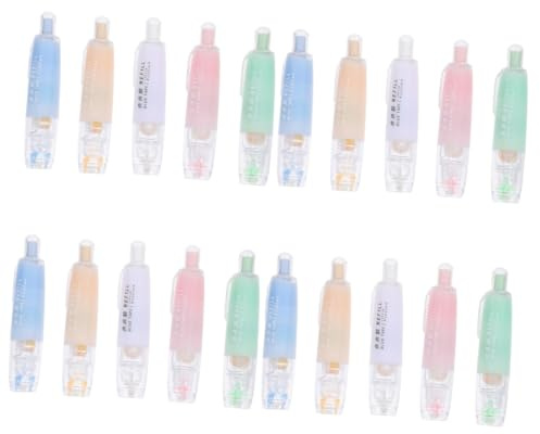 COHEALI 4sets Pocket Tape Adhesive Tape Glue Sticks Hand Book Glue Pens Stationery Supplies Handmade Glue Pen Art and Crafts Projects Art Glue Pens Crafts Supplies Office Accessories 5pcs*4