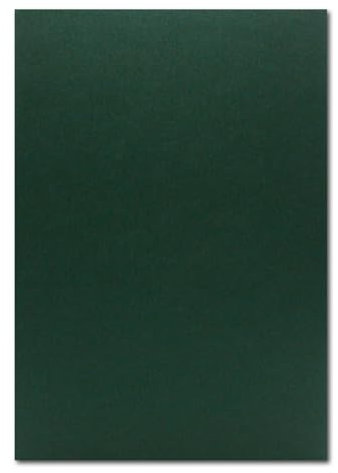 25 DIN A4 Papier-bögen Planobogen - Kieferngrün (Grün) - 225 g/m² - 21 x 29,7 cm - Ton-Papier Fotokarton Bastel-Papier Ton-Karton - FarbenFroh