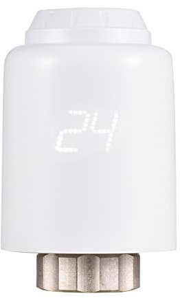 SHUAIGUO Thermostat Heizkörperventil Programmierbare Smart Heizkörper Thermostat APP Steuerung Sprachsteuerung Kompatibel mit Alexa Assistant Fenster geöffnet Erkennung Anti-Frost Funktion