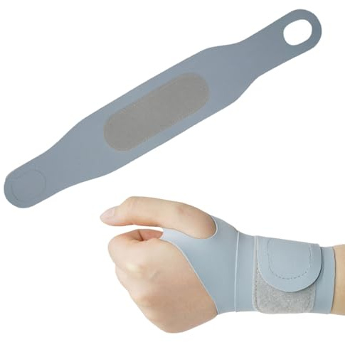 NHQZ Atmungsaktivem Wrist Wrap Handgelenkbandage Elastische Handgelenk Bandagen– Handgelenkbandage für Verstauchungen,Sehnenscheidenentzündung oder Sport,für Linke oder Rechte Hand - Grau
