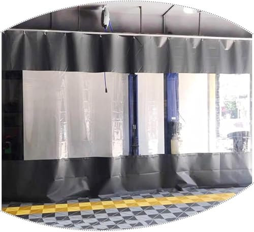 CATANK Tende da Esterno Trasparenti in PVC Impermeabili per Gazebo/pergola Pannelli Laterali Trasparenti per Patio, Veranda e Garage Spessore 0,3 mm 1,8x2 m/5,9x6,6 Piedi