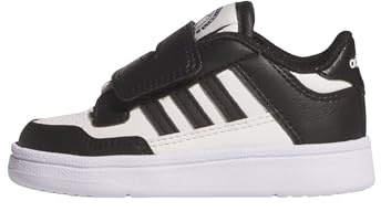 adidas Unisex Baby Rapid Court Infant Shoes, core Black/Cloud White/FTWR White, 24 EU