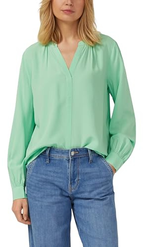 s.Oliver Weiche Viskose-Bluse mit Raffung