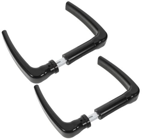 DOITOOL 2pcs European Style Garden Lock Handle Set Pins, Old Fashioned Gate Pull Handles for Outdoor Gates and Sheds, Rust-Resistant Door Knobs for Summer Barbecues