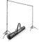 Walimex pro Teleskop Hintergrundsystem L 120-307 cm breit, Fotohintergrund System 102-256 cm hoch, Lampenstativ 5/8'' Spigot, für Fotografie, Video u. Green Screen, für Leinwände aus Papier u. Stoff