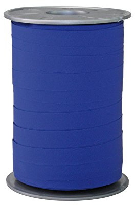 C.E. Pattberg Geschenkband Matt marineblau, 200 m Ringelband Paperlook zum Einpacken von Geschenken, 10 mm Breite, Zubehör zum Dekorieren & Basteln, Dekoband für Präsente, zu jedem Anlass