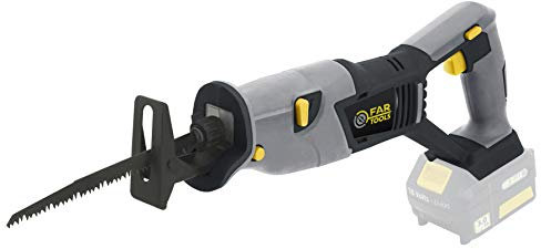 Fartools XF-SAW Scie sabre sans fil 18V pendulaire, changement de lame sans outil, sabot réglable. Vendue sans batterie