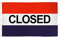 AZ FLAG Bandiera E Chiuso 150x90cm - Bandiera It's Closed 90 x 150 cm