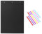 ThxMadam Schwarz Papier 26,5 x 18,5 CM (10,43 x 7,28) Fotoalbum Innenseiten Schwarze Weitere Seiten Album Ersatz Papier Nachfüllseiten Papier für Scrapbook 27 x 19 CM (10,6 x 7,5),20 Blatt