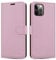 iCatchy for iPhone 12 Case/iPhone 12 Pro case Leather Wallet Book Flip Folio Stand View Case Compatible with iPhone 12 / iPhone 12 Pro (6.1'') Phone Cover (Rose Gold)