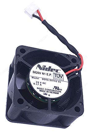CYRMZAY Fan Compatible For NIDEC D04G-24TS2 01 24V 0.17A 4CM 4020 40mm inverter silent fan