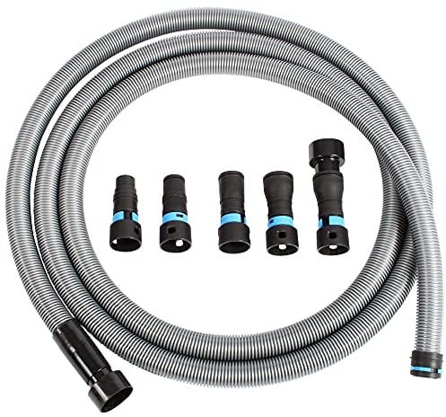 Cen-Tec Systems 94720 Quick Click 6m Hose for Home and Shop Vacuums with Five Piece Power Tool Adaptor Set for Dust Collection