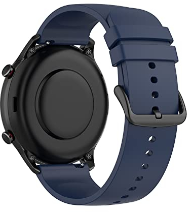 Tyogeephy Bracelet en Silicone Souple Compatible avec Amazfit GTR 3/3 Pro/47mm/2/2e, Stratos 3, Yamay SW022 - Sport Remplacement pour Femmes et Hommes
