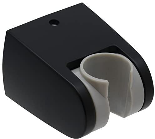 Daloual - moderner Brausehalter, Wandhalter für Handbrause mit Schraube & Dübel. neigbar aus hochwertigem ABS-Kunststoff. Farbe: schwarz - grau matt