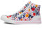 Rocket Dog Jazzin Hi Malden Womens Floral Canvas - Size 4 UK - Multicolour
