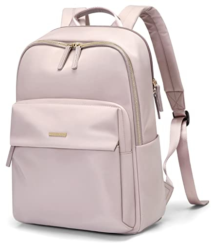 GOLF SUPAGS Sac à Dos élégant Pour Ordinateur Portable Pour Femme, Travail, Ccollège et Voyage, Sac à Dos Multifonctionnel, Sac D'école, Convient Pour Ordinateur Portable de 15 Pouces (Rose)