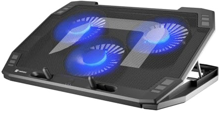 Natec Oriole P 17.3 Inch Laptop Cooler Base Black