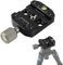 Gobesty Schnellwechselplatte Klemme Arca Swiss 50mm, Schnellspannklemme für Arca Swiss, Universal Arca Swiss Klemme Adapter QR-50, Quick Release Plate Clamp 1/4 to 3/8 für Stativ-Kugelkopf
