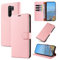 KKEIKO Coque pour Xiaomi Redmi 9, Antichoc Magnetique Étui à Rabat avec Porte Cartes, Portefeuille Housse en Cuir PU pour Xiaomi Redmi 9, Rose