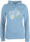 Pullover Damen Hoodie Frauen - Kompatibel mit Oktoberfest - Edelweiß Berge Wandern Wanderlust Berg Ruft Alpen - M - Hellblau - trachtenhoody bayrische Bergen hoddys trachtenpullover bayrisch Wander