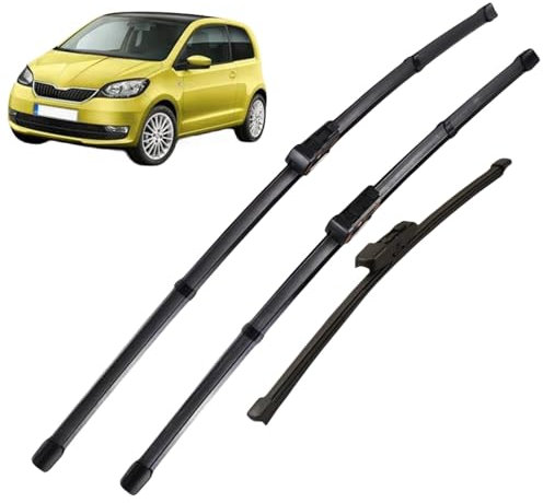 MONLAY Scheibenwischer Scheibenwischerblätter Vorne Und Hinten Für Skoda Citigo 2011–2021, 24+16+10 Scheibenwischer Schneider