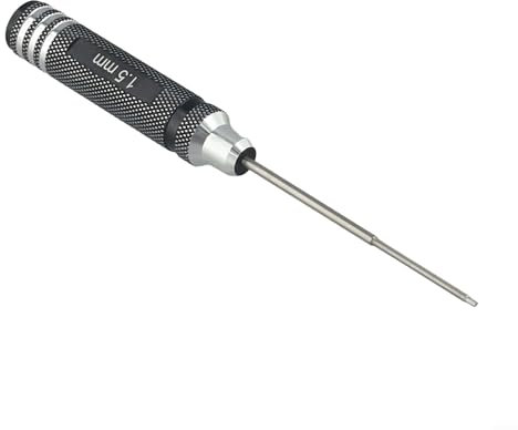ZYNCUE Cacciavite esagonale, cacciavite RC per auto, barca, quadricottero, elicottero, modelli multirotori (0,9/1,27/1,3/1,5/2,0/2,5/3,0 mm) (1,5 mm)