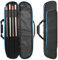 GOBUROS 2x2 Pool Queue Koffer für 2 Unterteile und 2 Schäfte, weicher Pool Stick Halter mit Zubehörtasche vorne, Billard Queue Tragetaschen mit Schultergurt für einfaches Tragen, Blau