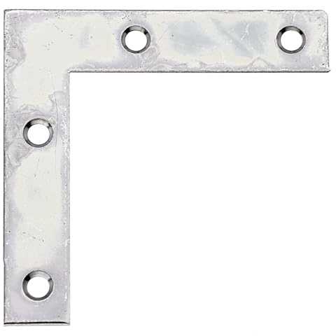 Alberts 848927 Möbelwinkel | sendzimirverzinkt | 50 x 50 x 10 mm | 60er Set