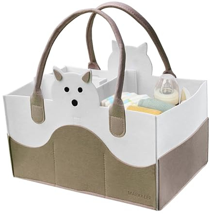 Baby Diaper Caddys | Baby Organiser | Baby Storage Caddys | Diaper Caddys Organizer | Portable Nursery Storage Basket Bin Changing Table Organizer for Diapers and Baby Wipes
