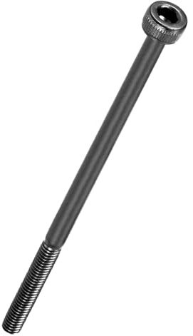 Kozelo 10pz Viti a Testa Cilindrica Esagono Incassato - [M3-0.5 x 70mm] Lega di Acciaio Filettatura Parziale Nero Ossidato Grado 12.9 Vite Interna Esagonale per Stampante 3D Mobili, Nero