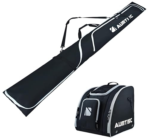 AUMTISC Skitasche Set Skisack &Skischuhtasche
