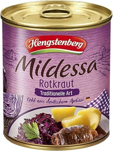 Hengstenberg Mildessa Rotkraut Traditionelle Art, 285 g (Packung mit 6)
