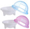 Sosoport 2stücke Hamster Badezimmer Transparente Kunststoffbadewanne Und Toilette Für Kleine Tiere Sicher Und Langlebig Für Käfige Mit Badewassersand