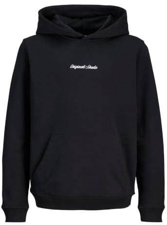 JACK & JONES Kapuzenpullover Boys | Relaxed Fit, Langarm, Casual, Bei max. 40°C waschen