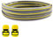 Garden Hose Pipe, 1/2” Garden Hose Connection Set for Hose Reel with 2 Hose Connectors, Water Hose Pipe Garden Hose Pipe Extension for Tap to Hose Trolley (1m)