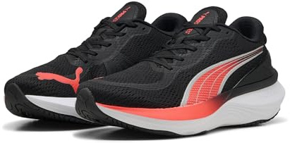 PUMA Erwachsene Scend Pro 2 Laufschuhe 42, Black Glowing Red