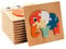 Geniusaur Jigsaw Puzzle for Toddlers, 5 Pack Animals Shape wooden puzzle for Kids Preschool Learning Educational Puzzles 1 2 3 4 Years, Best Toy Gift for Boys and Girls, Montessori Children Puzzle
