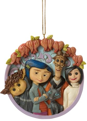 Enesco Coraline by Jim Shore Group Hängeornament, 9 cm, mehrfarbig