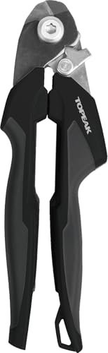 Topeak Kabelschneider 7, Edelstahl/Nylon, Schwarz/Grau/Silber, langlebiges Bike-Werkzeug, präzises Schneiden, Länge 18 cm, 15400205