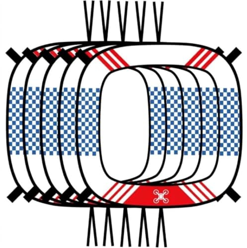 Garvee FPV Racing Tor Set für Drohnen, 5, teiliges Trainings, Tor Set | DIY Indoor & Outdoor Parcours, Kompatibel mit DJI Avata, Ideal für FPV Rennen, 5 piece combination 1111164