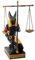 SUMMIT COLLECTION gmr Summit international Alten ägypten Anubis Gott das Leben nach dem Tod mit skalen von Gerechtigkeit Figurine Mehrfarbig
