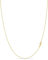 KEZEF 18k Gold over Sterling Silver 1.3 mm Cable Chain for Women or Men - 925 Silver Italian Necklace Chain - Hypoallergenic and Tarnish Resistant - 16 Inches | 40 cm