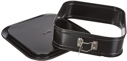 Ibili Desmontable Cuadrado con Base Extra 24, Stainless Steel, Negro, Centimeters
