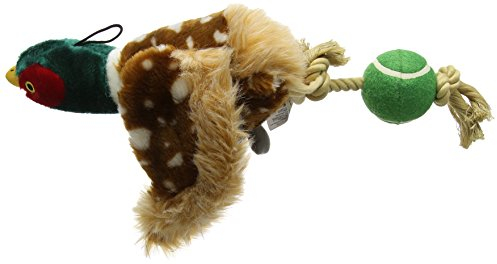House of Paws pheasent mit Seil Schwanz und Tennis Ball