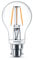 Philips LED Classic Dimmable B22 Bayonet Cap Clear Filament Light Bulb, 4.5 W (40 W) - Warm White