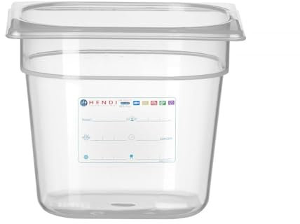 HENDI 880463 Contenitori a Tenuta d'Aria Gastronorm 1/6
