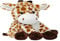 PELUCHO Plüschtier Wärmflasche Giraffe