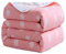 Hayisugal Kuscheldecke zweiseitig Tagesdecke Bettüberwurf 100% Baumwolle Kinder Überwurf Decke Baumwolldecke Bunte Decke Kinder Bettdecke Decken Winter Sofa Decke, Rosa Gänseblümchen, 150 x 200cm