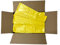 Tezraftaar® 50 x Bin liner Bags 18 x 29 x 39 160 Gauge 90ltr Yellow Heavy Duty Refuse Sacks Bin Waste Bag for House Hold Kitchen Garbage